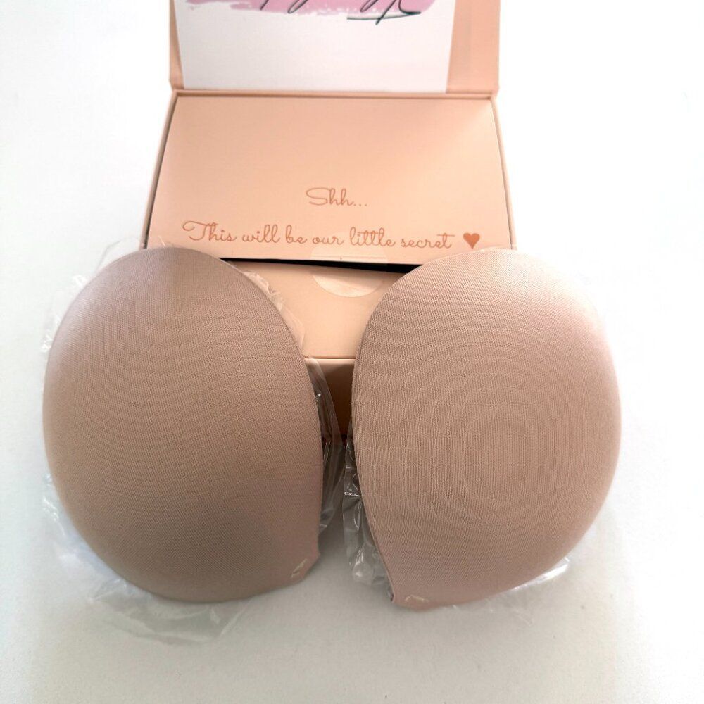 Boomba Magic Padded Sticky Bra Beige Size D - New - Picture 2 of 5